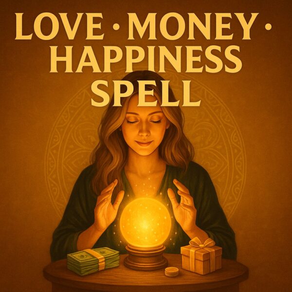 A Spell for Love, Money and Happiness.